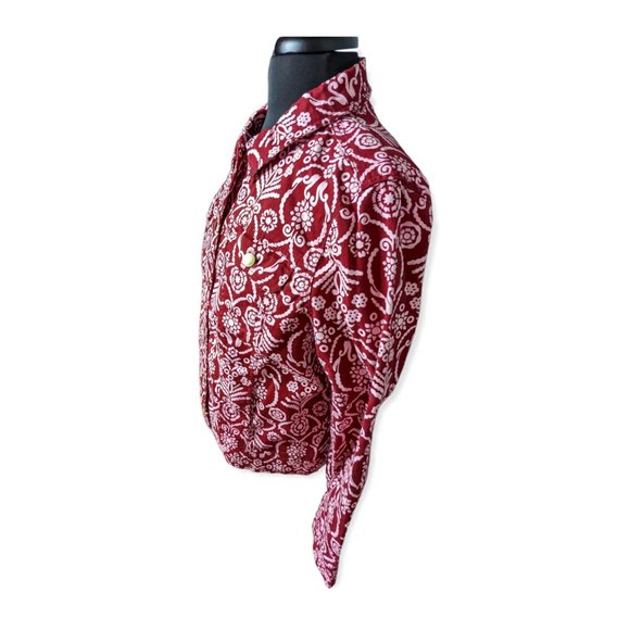 Liz Claiborne New York Button Front Jean Jacket Henna Red Size 16 - Picture 5 of 11